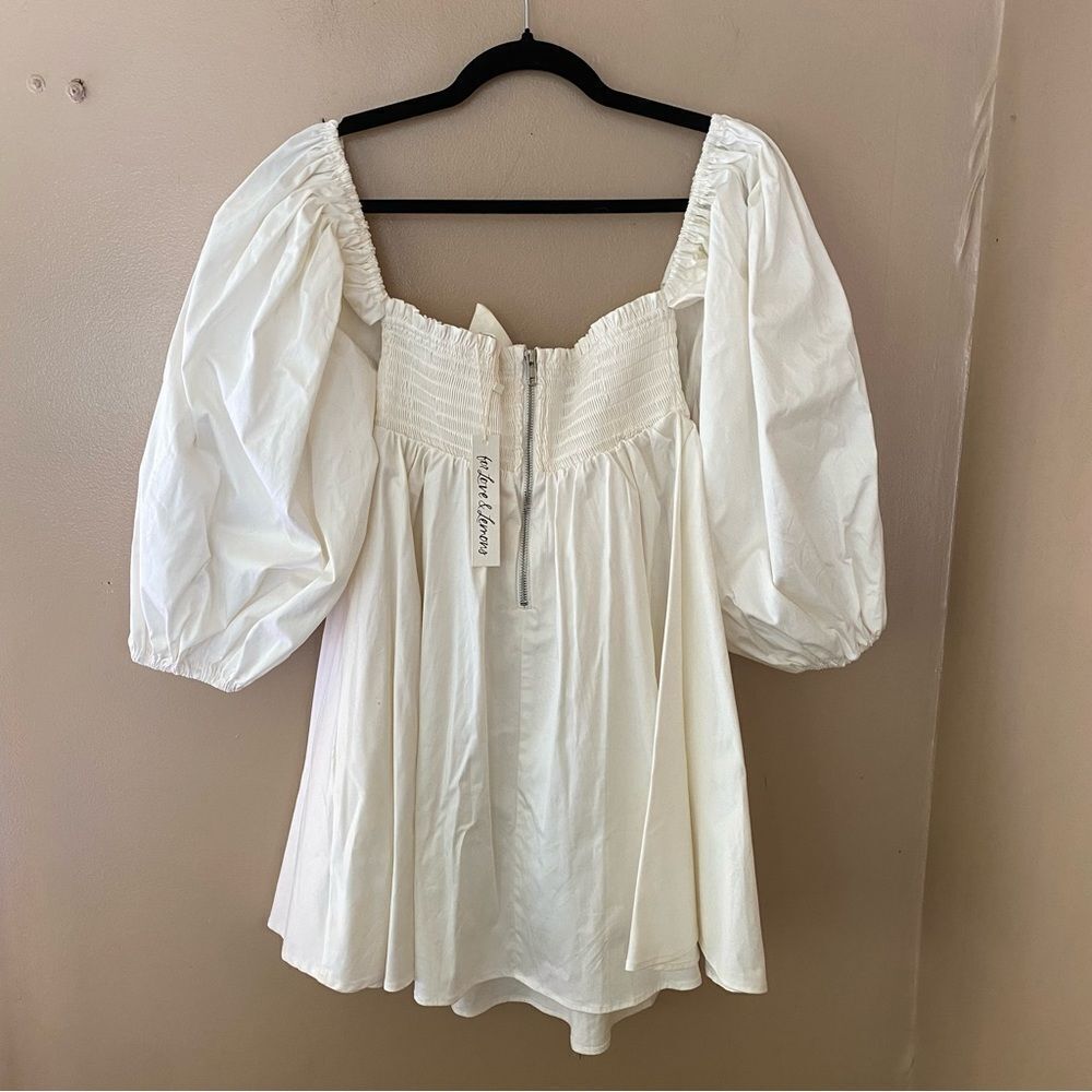 For Love And Lemons Saint Lucia Mini Dress White
Puff sleeve bridal Revolve M - Picture 9 of 12